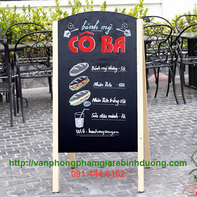 bảng menu đứng