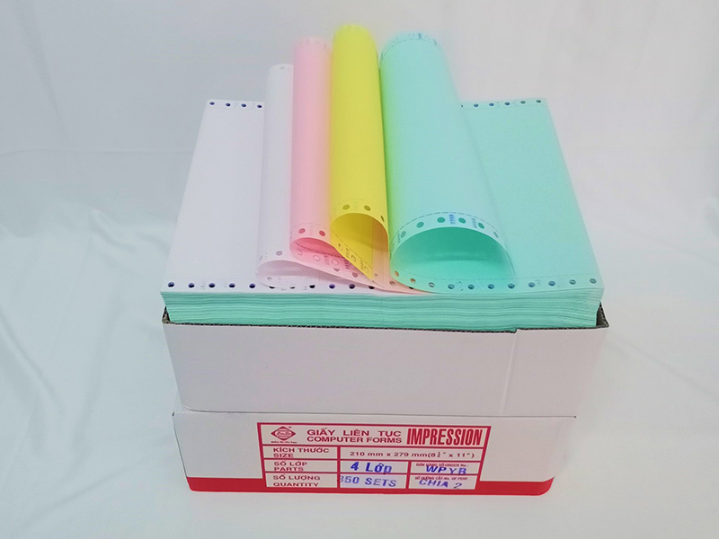 phân phối giấy in liên tục